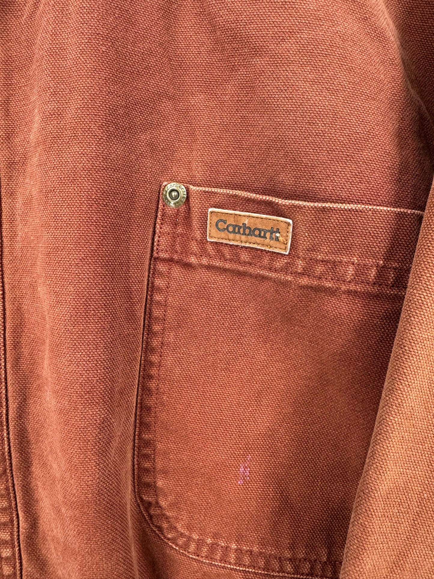 【古着】carhartt Duck Work Shirt 2XL