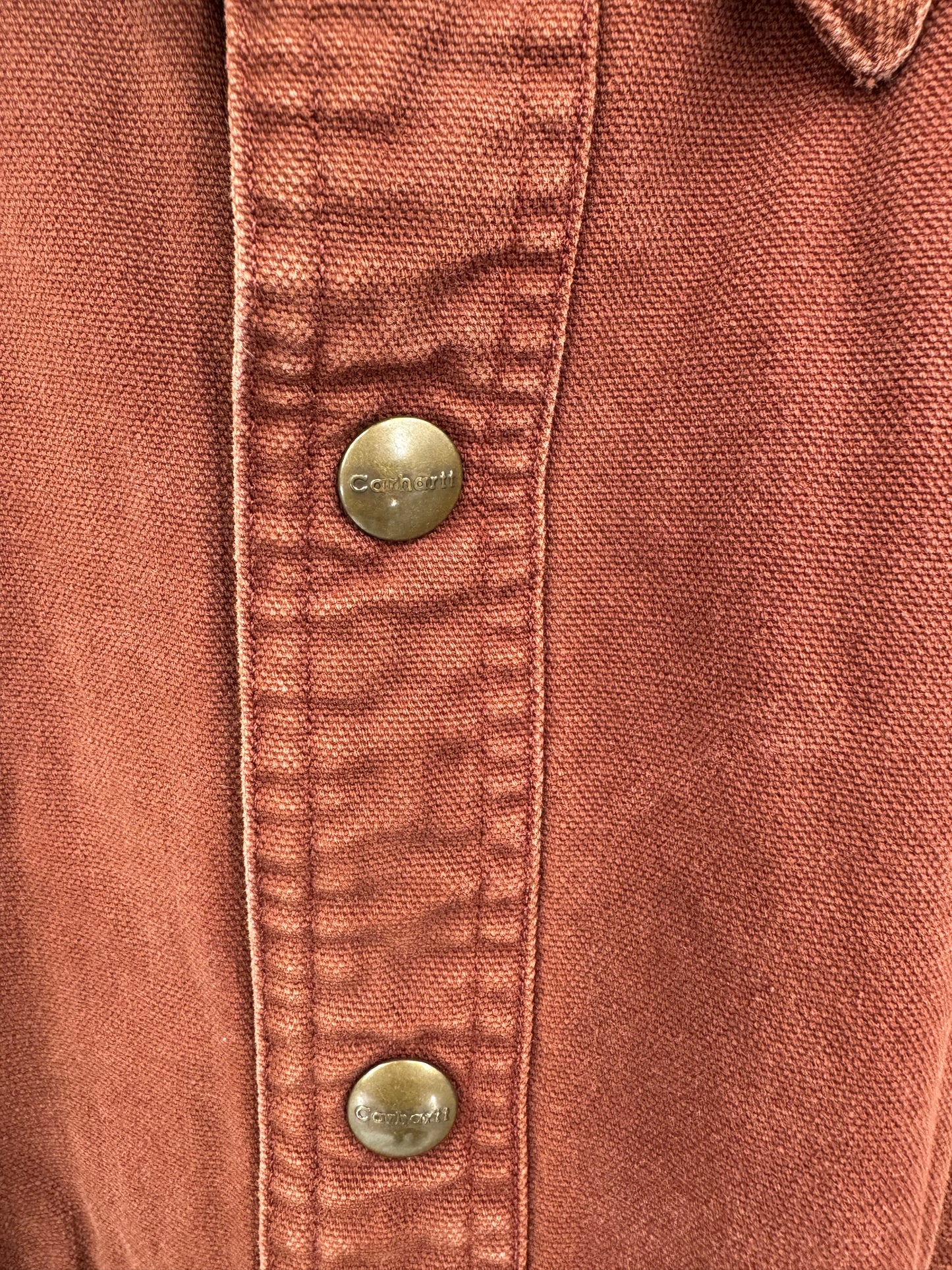 【古着】carhartt Duck Work Shirt 2XL