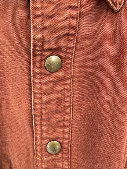 【古着】carhartt Duck Work Shirt 2XL