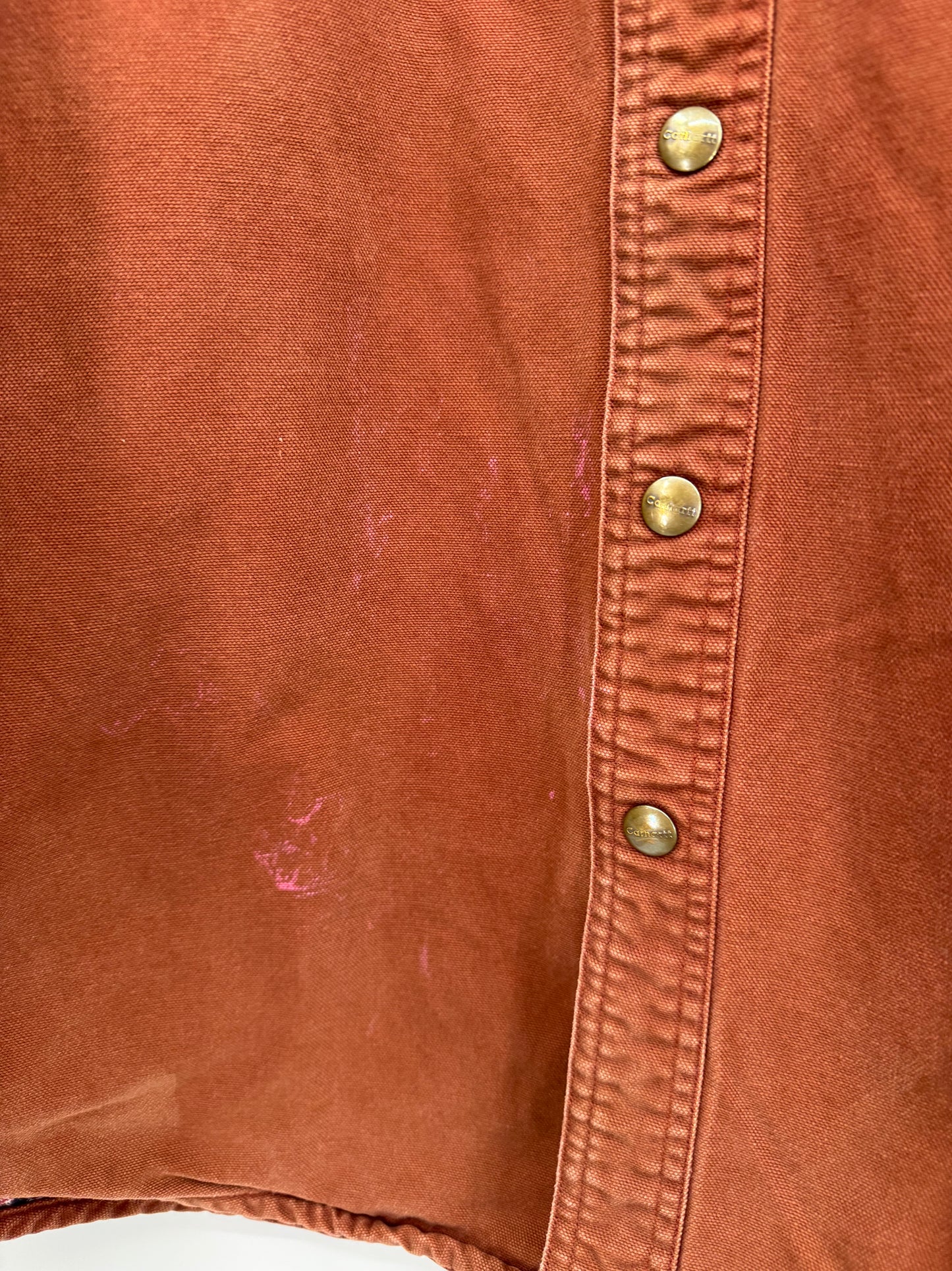 【古着】carhartt Duck Work Shirt 2XL