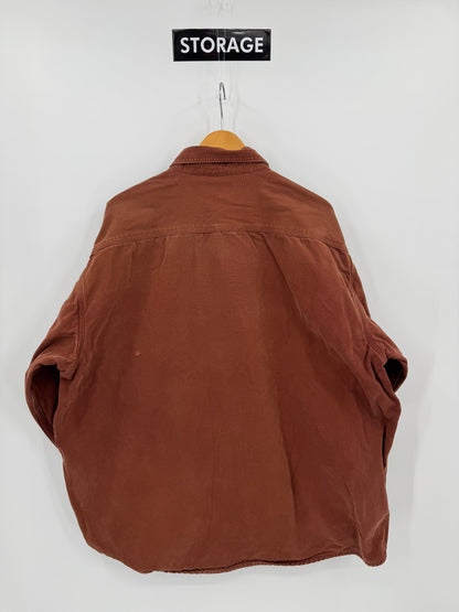 【古着】carhartt Duck Work Shirt 2XL