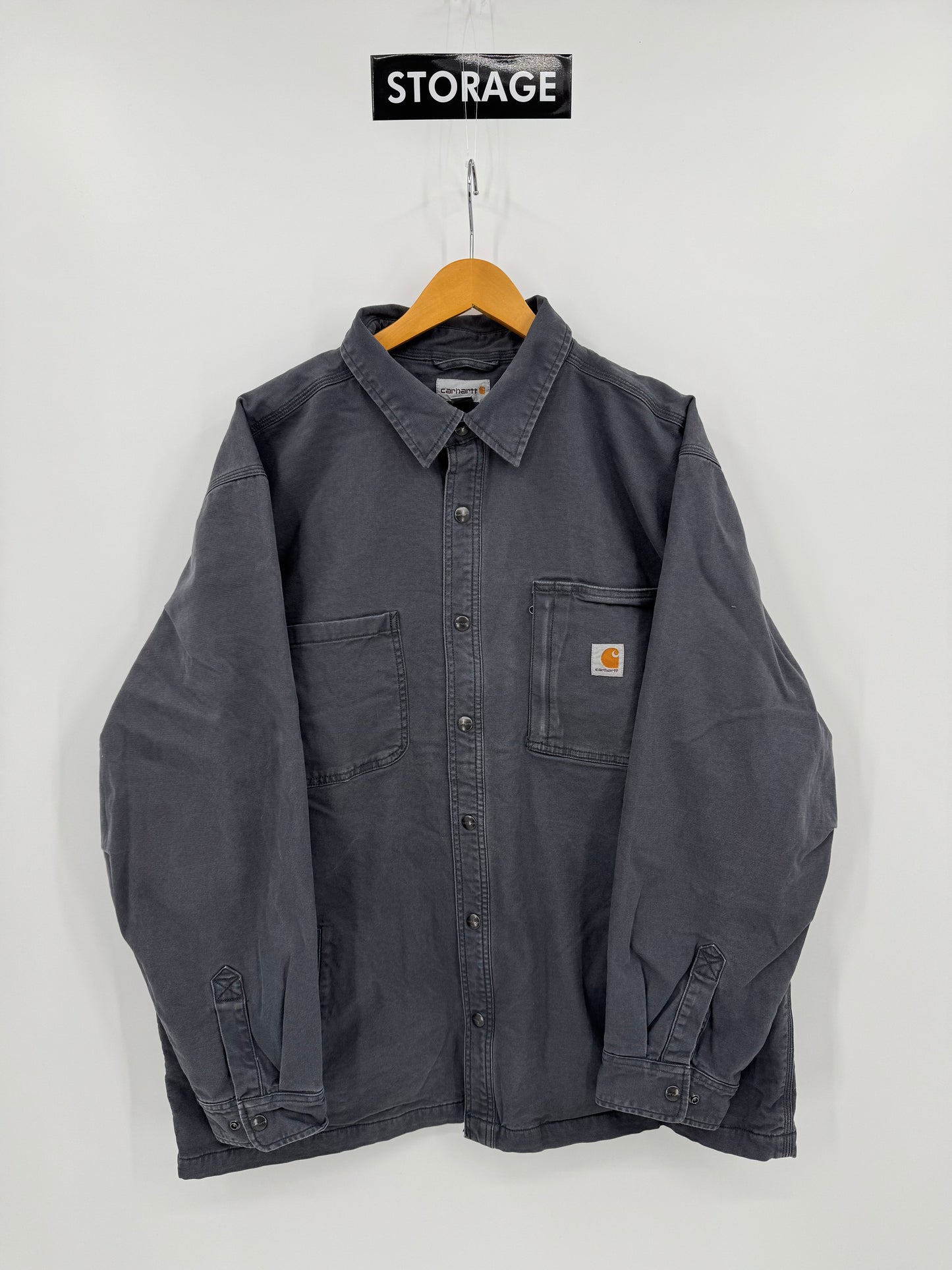 【古着】carhartt Duck Work Shirt Jacket 2XL