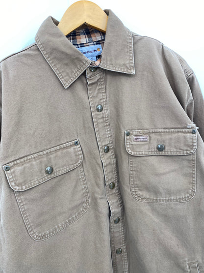 【古着】carhartt Duck Work Shirt Jacket M
