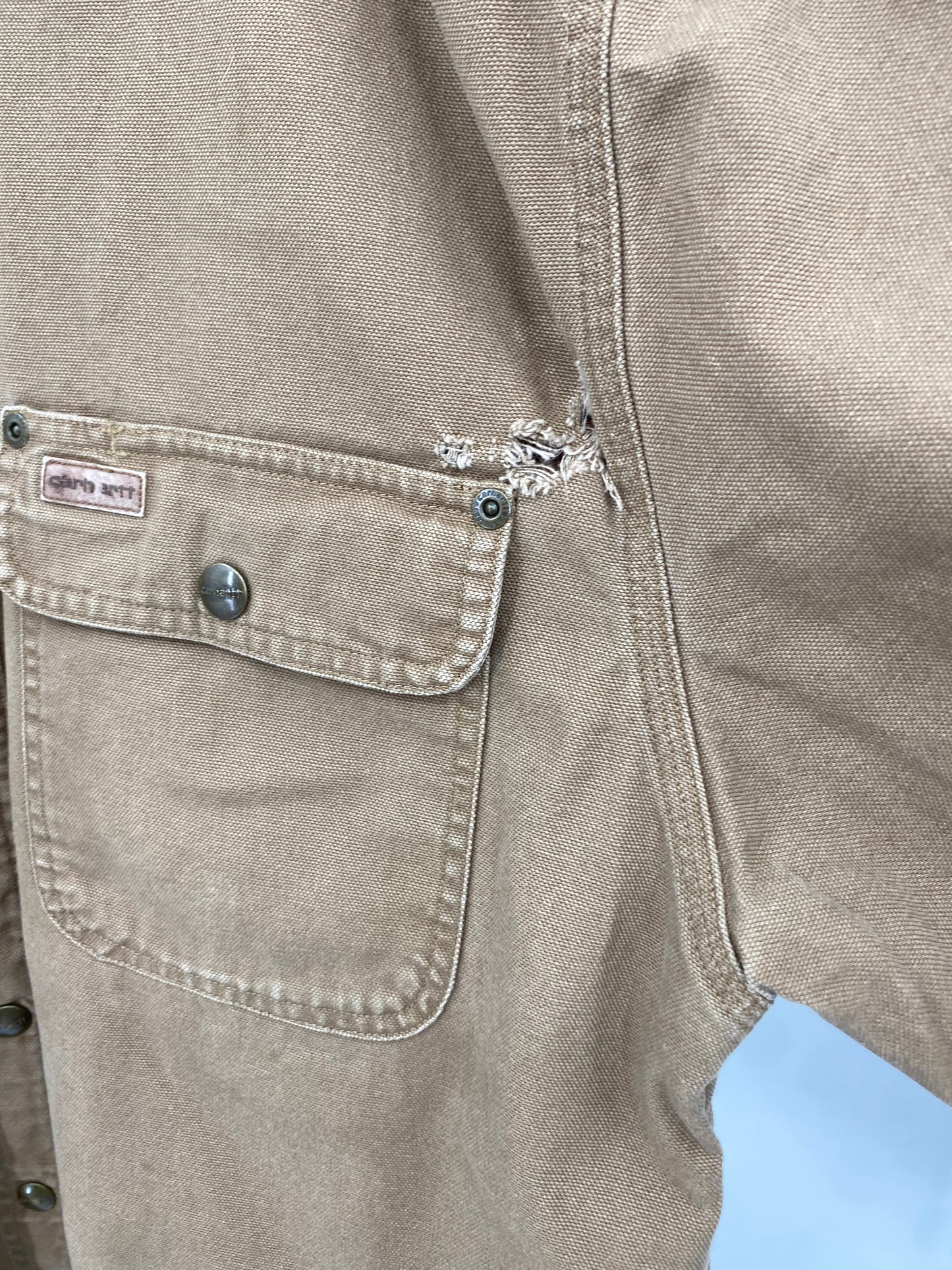 【古着】carhartt Duck Work Shirt Jacket M