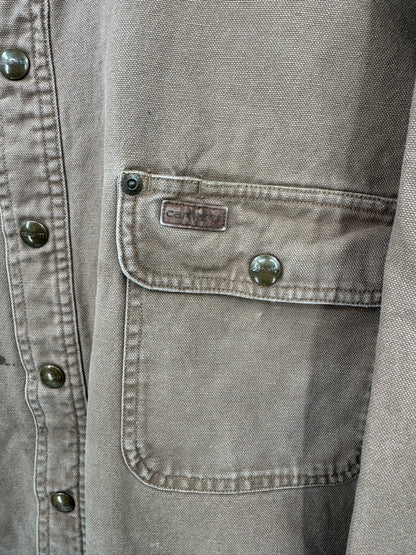 【古着】carhartt Duck Work Shirt Jacket 2XL TALL