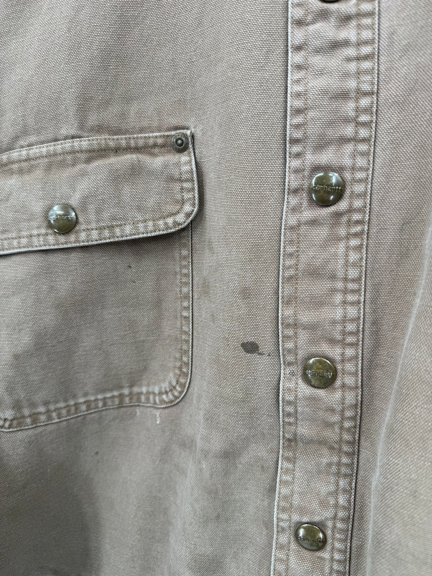 【古着】carhartt Duck Work Shirt Jacket 2XL TALL