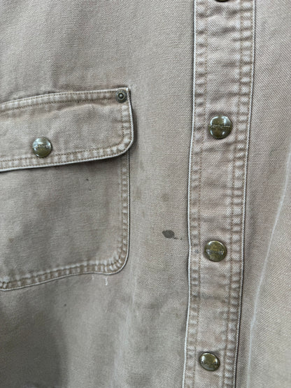 【古着】carhartt Duck Work Shirt Jacket 2XL TALL