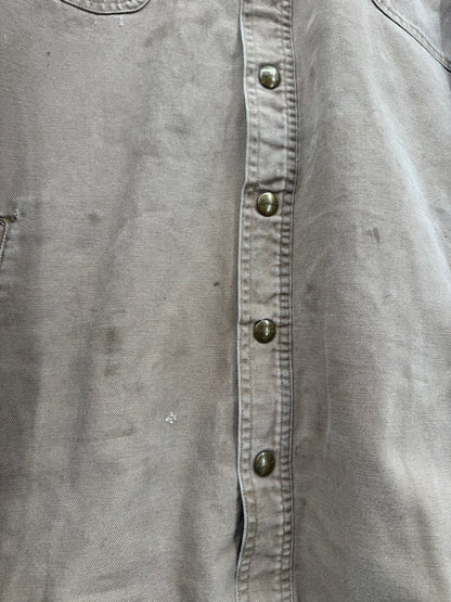 【古着】carhartt Duck Work Shirt Jacket 2XL TALL