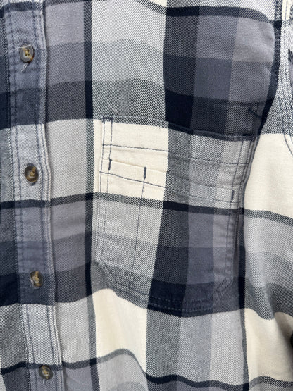 【古着】carhartt Cotton Fleece Flannel Shirt M