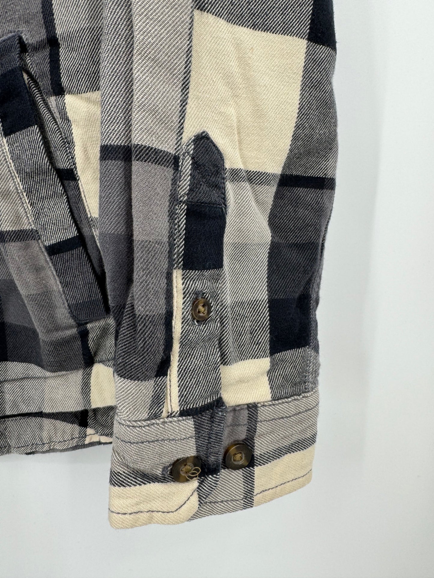 【古着】carhartt Cotton Fleece Flannel Shirt M