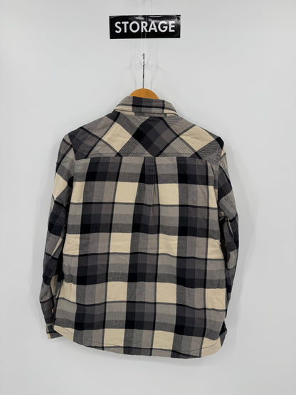 【古着】carhartt Cotton Fleece Flannel Shirt M