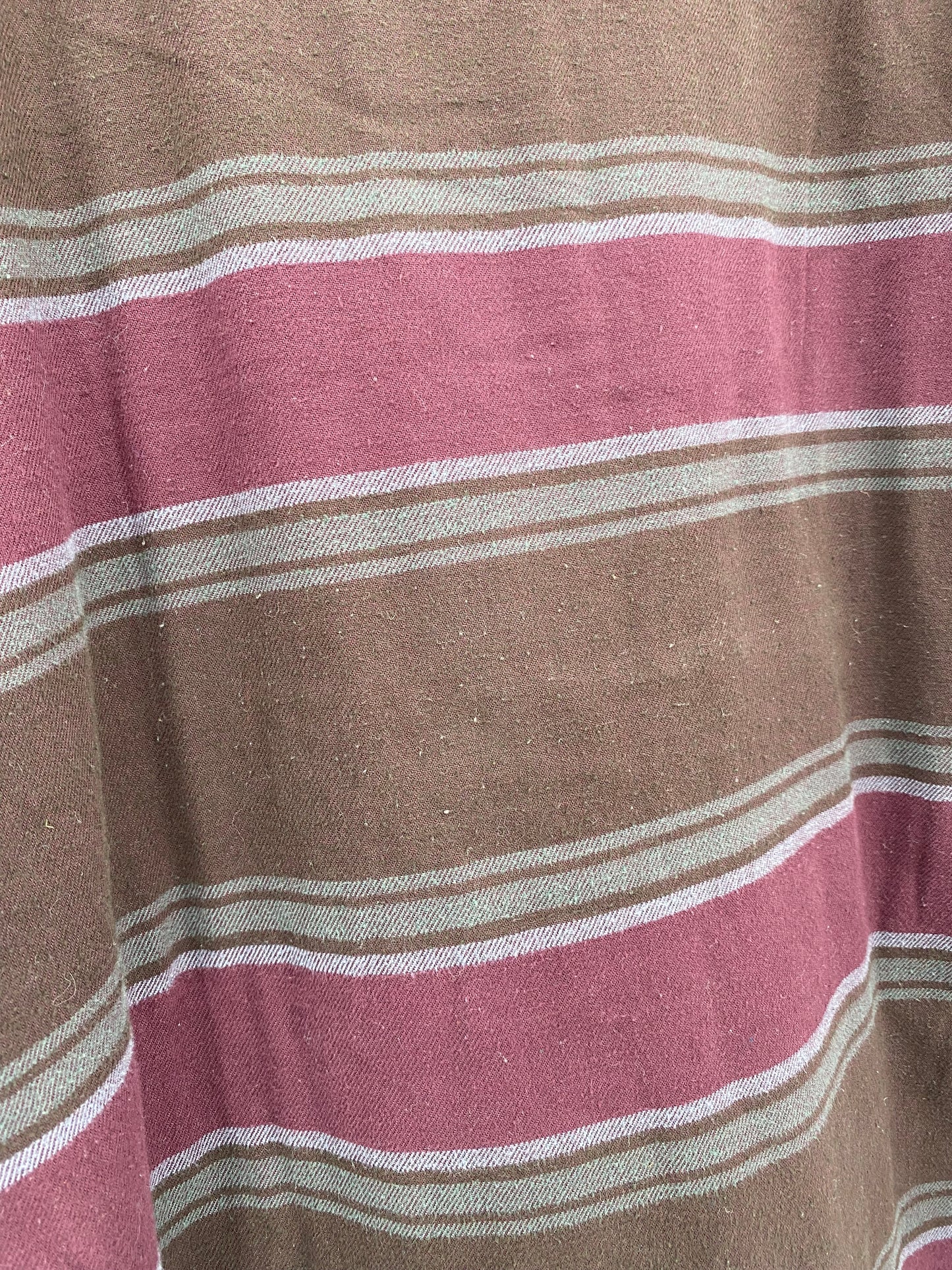 【古着】carhartt Cotton Fleece Flannel Shirt L