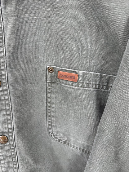 【古着】carhartt Duck Work Shirt Jacket 2XL TALL