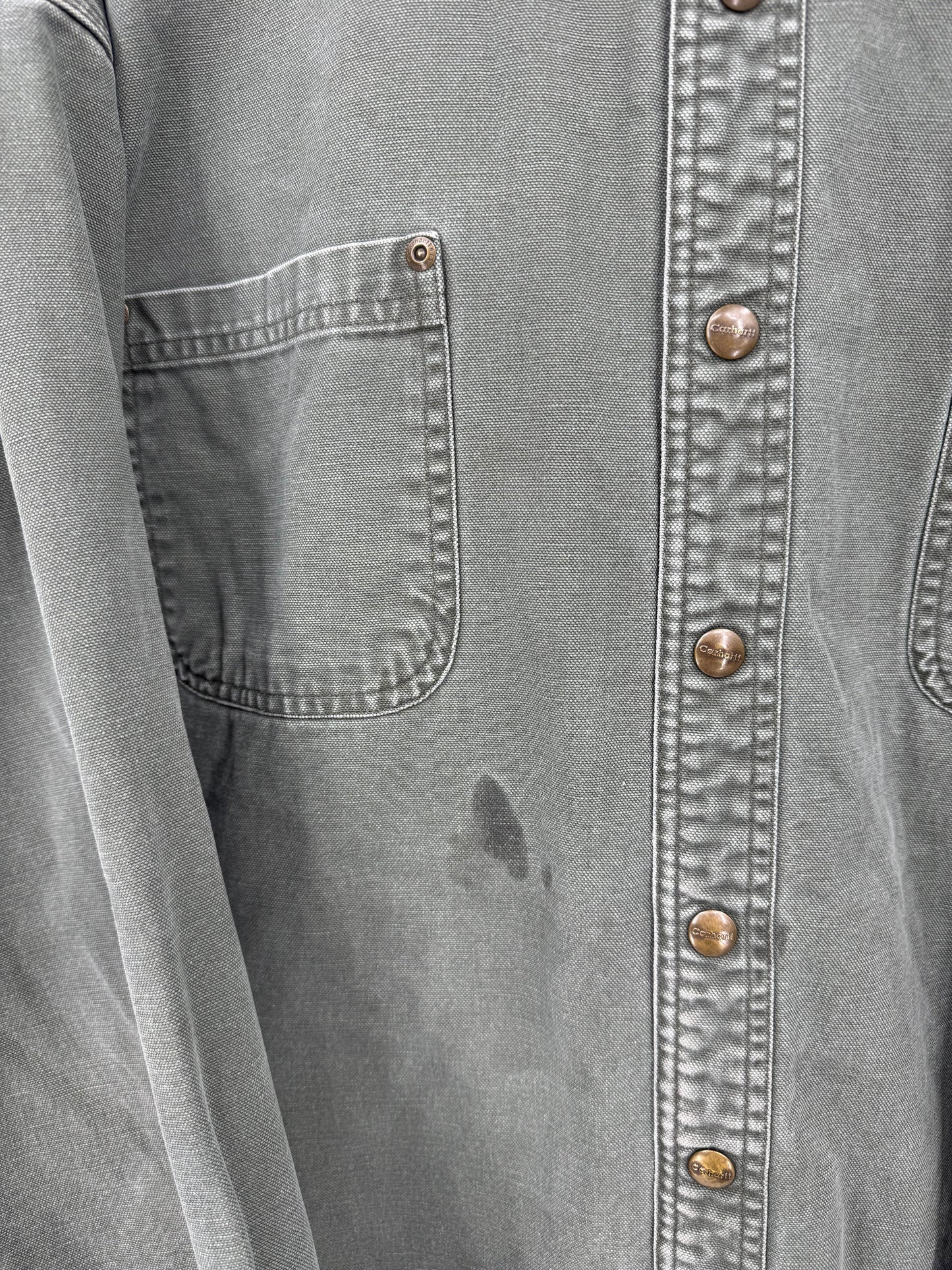 【古着】carhartt Duck Work Shirt Jacket 2XL TALL