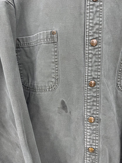 【古着】carhartt Duck Work Shirt Jacket 2XL TALL