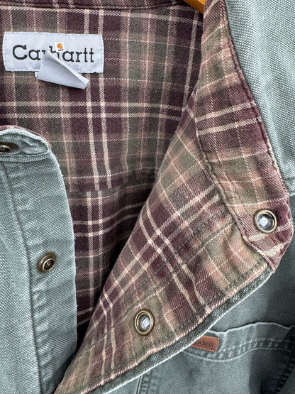 【古着】carhartt Duck Work Shirt Jacket 2XL TALL