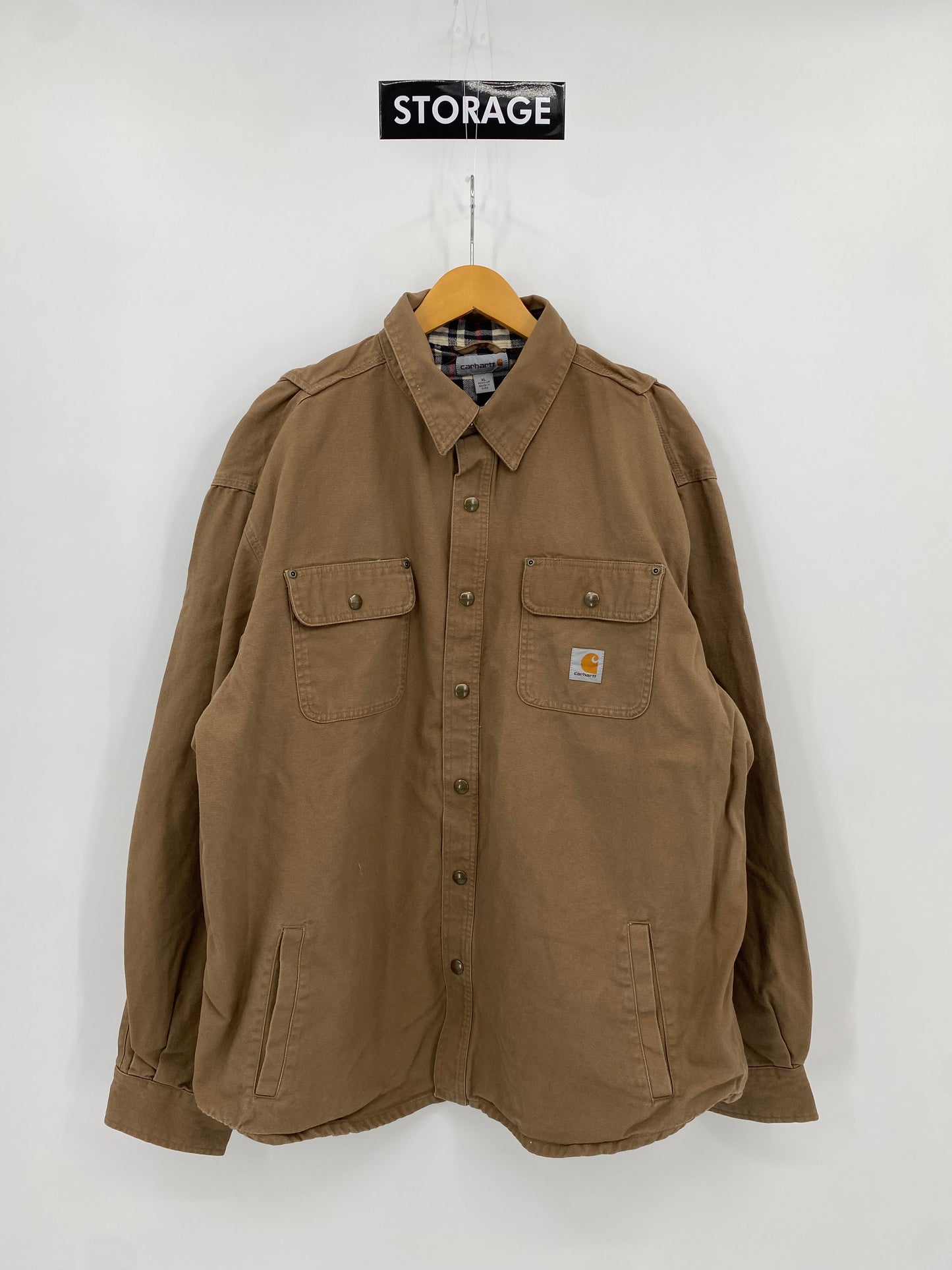 【古着】carhartt Duck Work Shirt Jacket XL