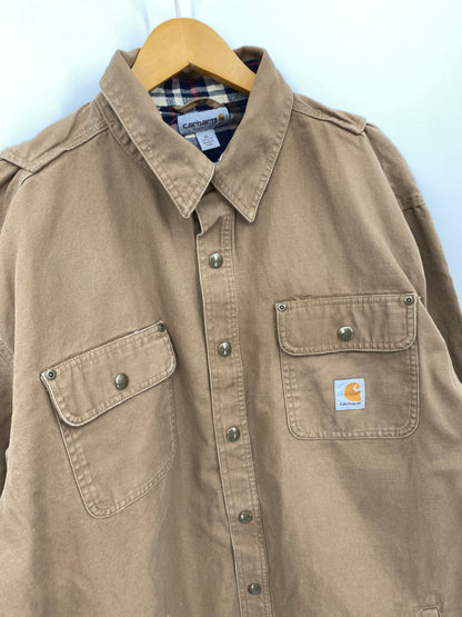 【古着】carhartt Duck Work Shirt Jacket XL