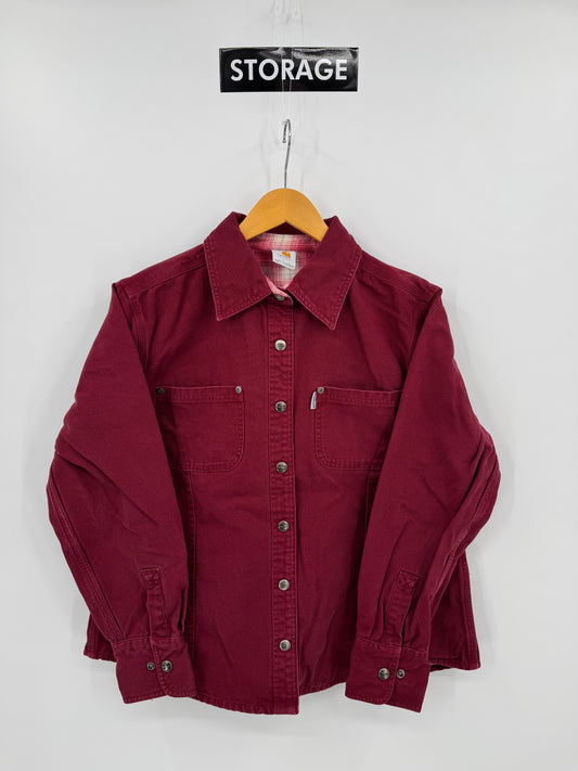 【古着】carhartt Duck Work Shirt WOMEN L