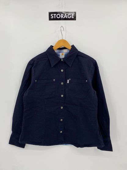 【古着】carhartt Duck Work Shirt Jacket WOMEN L