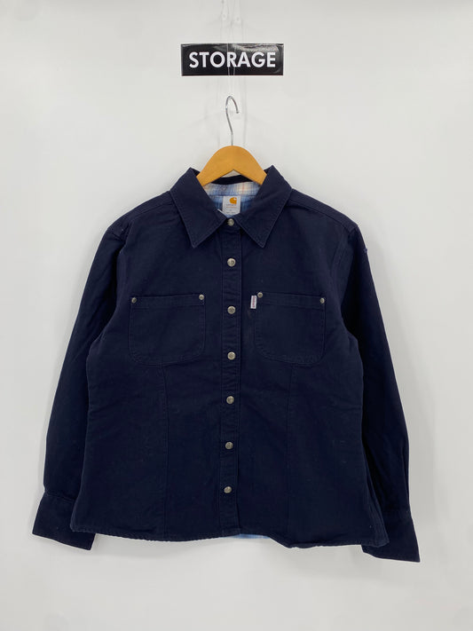 【古着】carhartt Duck Work Shirt Jacket WOMEN L