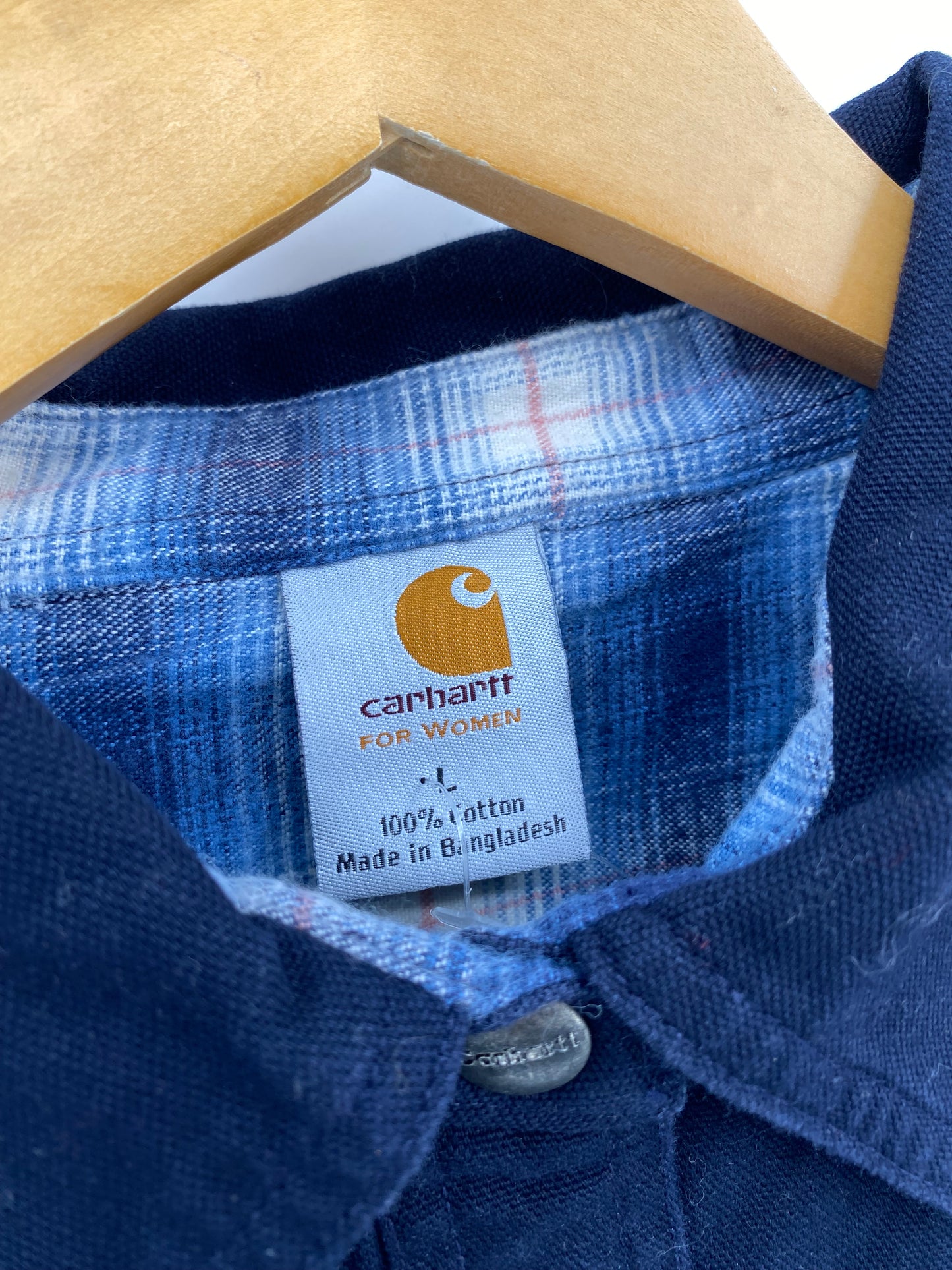 【古着】carhartt Duck Work Shirt Jacket WOMEN L