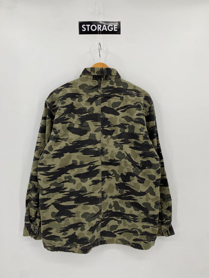 【古着】carhartt Cotton Fleece Flannel Shirt M