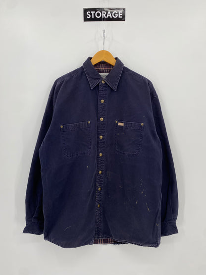 【古着】carhartt Duck Work Shirt Jacket L TALL