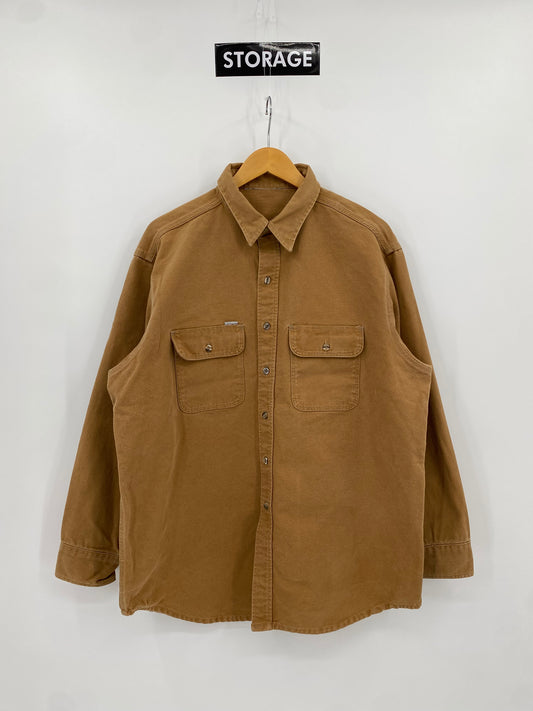 【古着】carhartt Duck Work Shirt