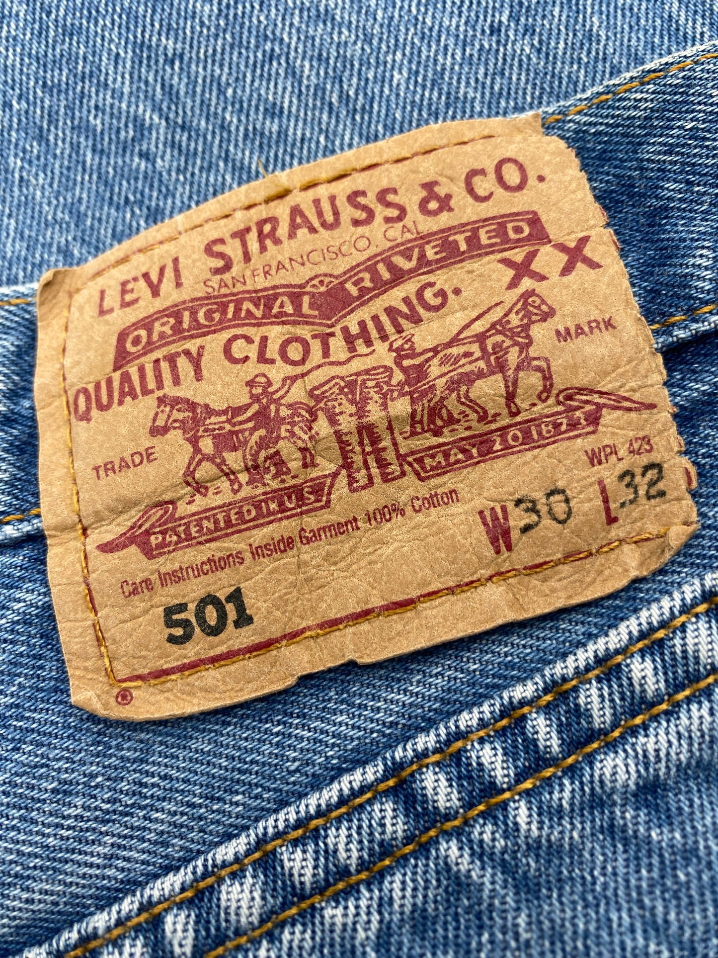【古着】Levis 501 90s denim pant 30