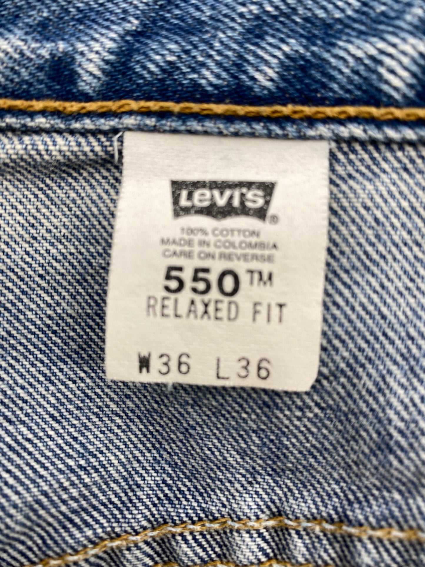【古着】Levis 550 denim pant 36