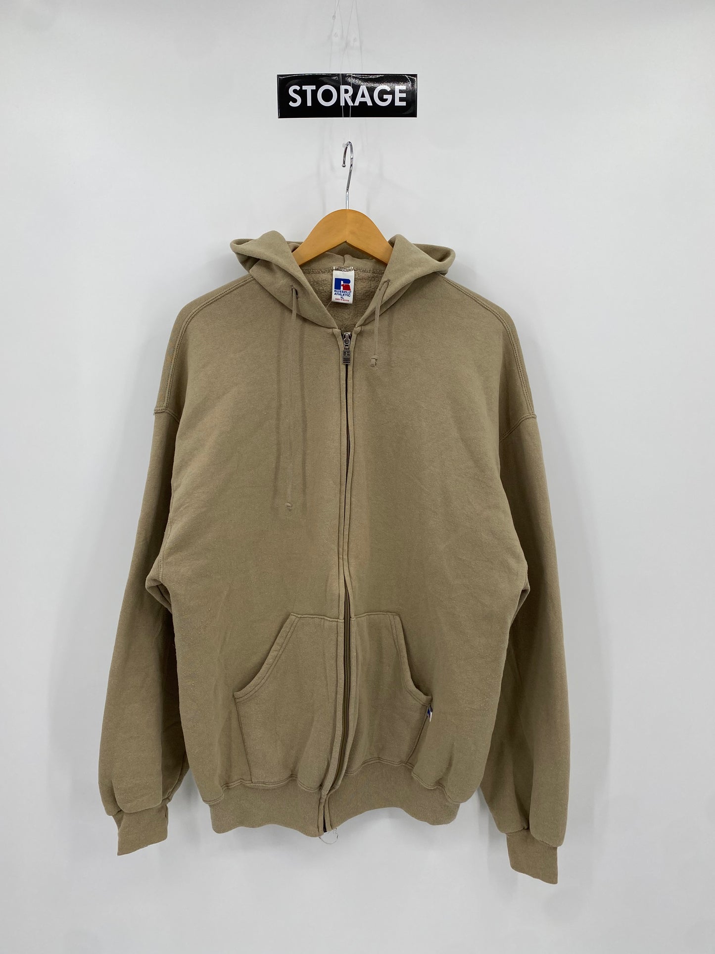 【古着】Russell 90s sweat Zip Hoodie XL