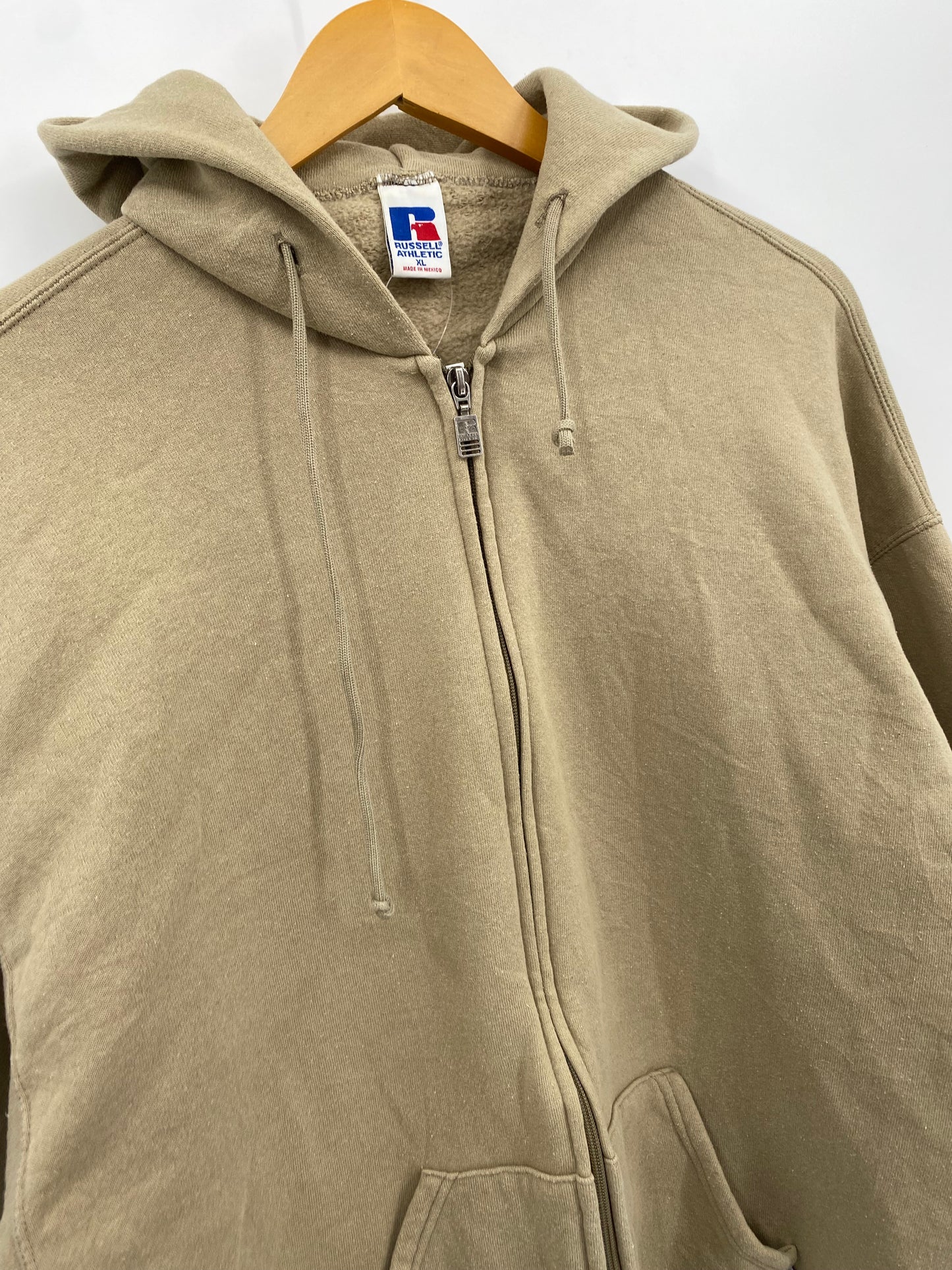 【古着】Russell 90s sweat Zip Hoodie XL