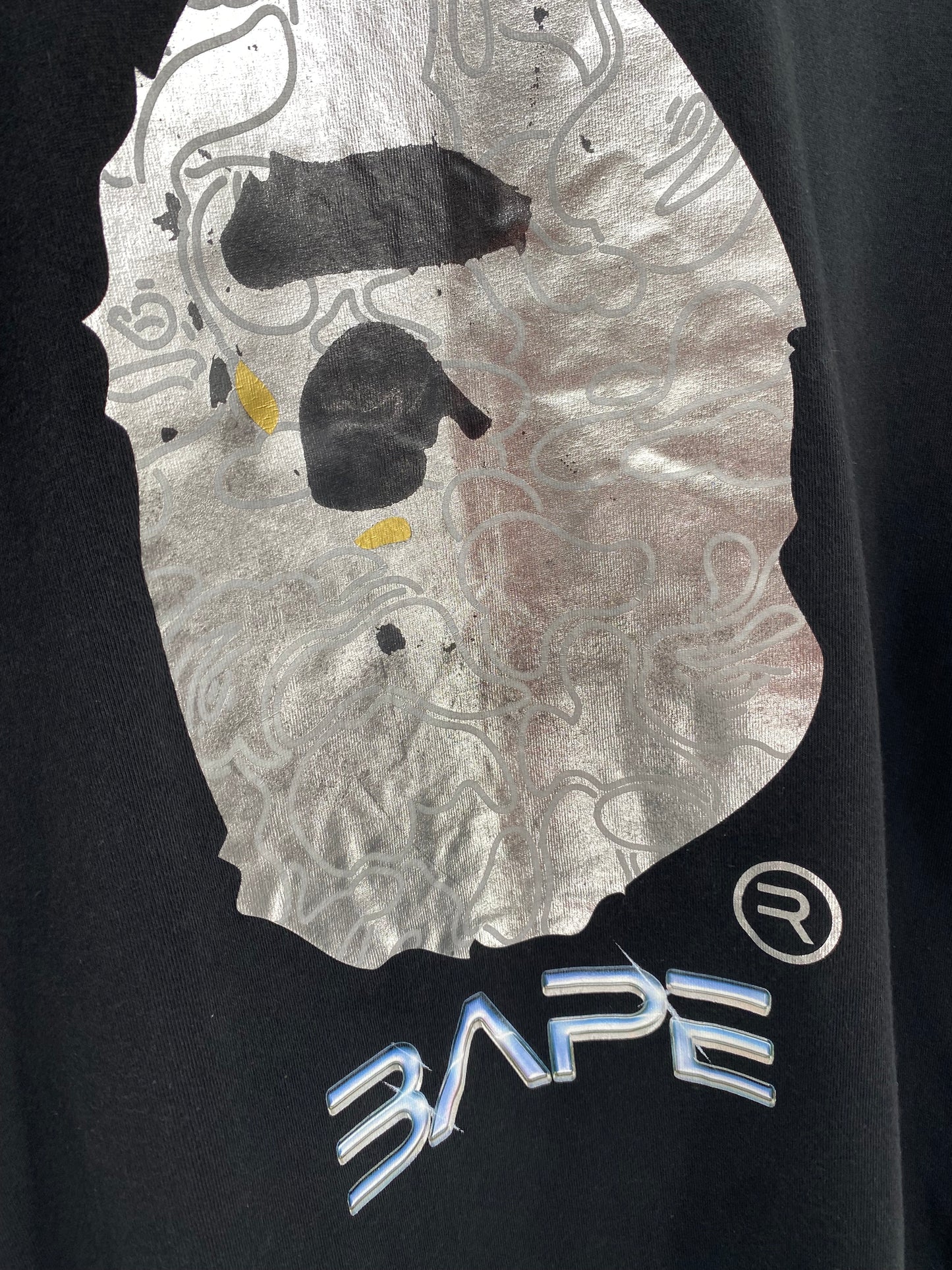 【中古】A BATHING APE × HAJIME SORAYAMA Tee 2XL