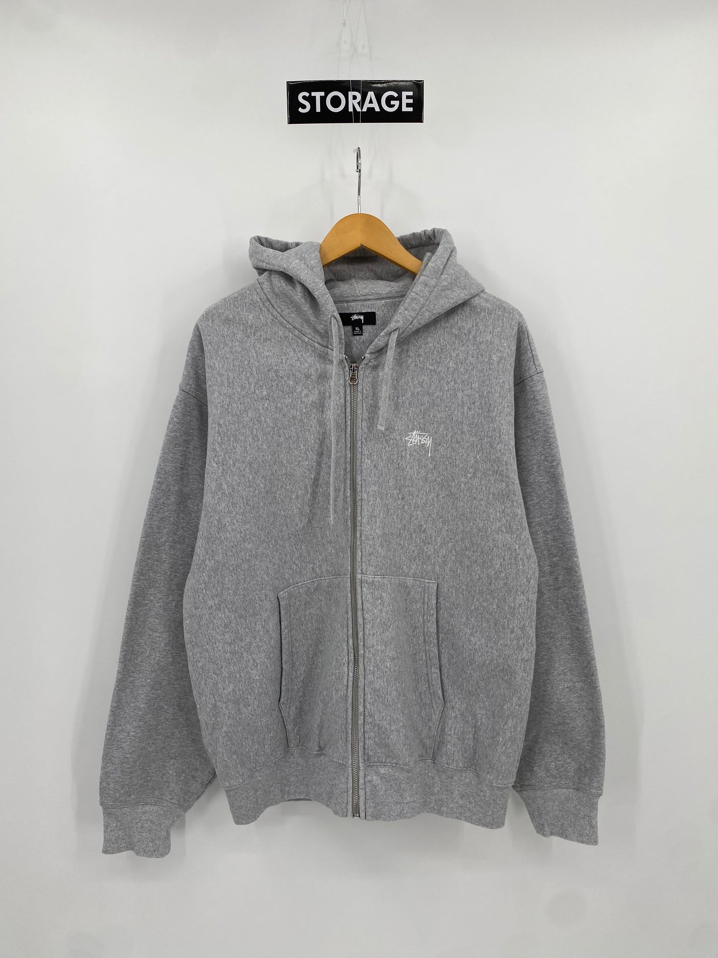 【古着】Stussy zip hoodie XL