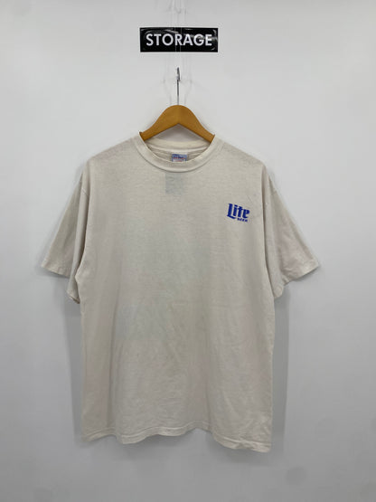 【古着】90s LITE BEER Short Sleeve Tee XL