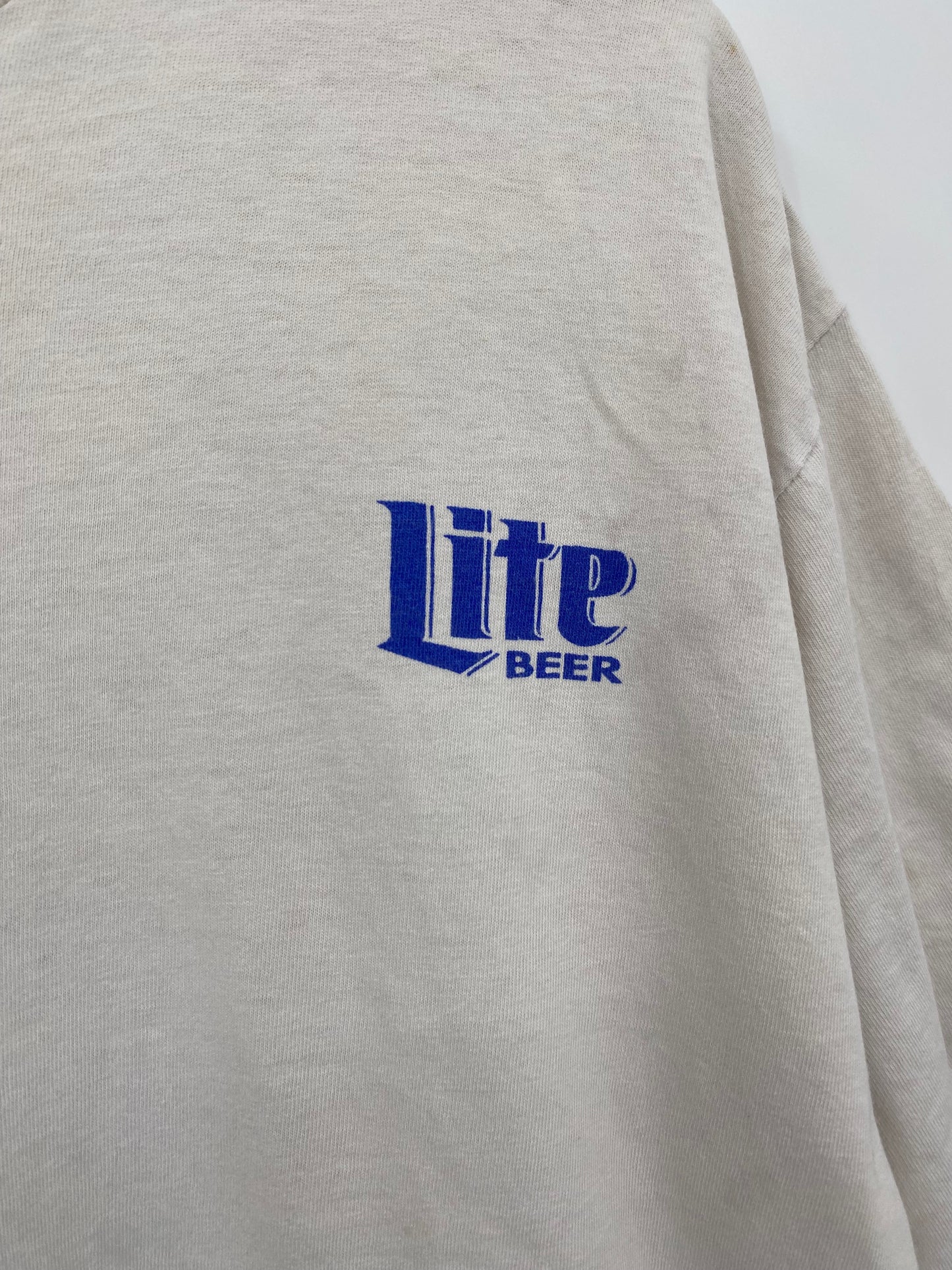 【古着】90s LITE BEER Short Sleeve Tee XL