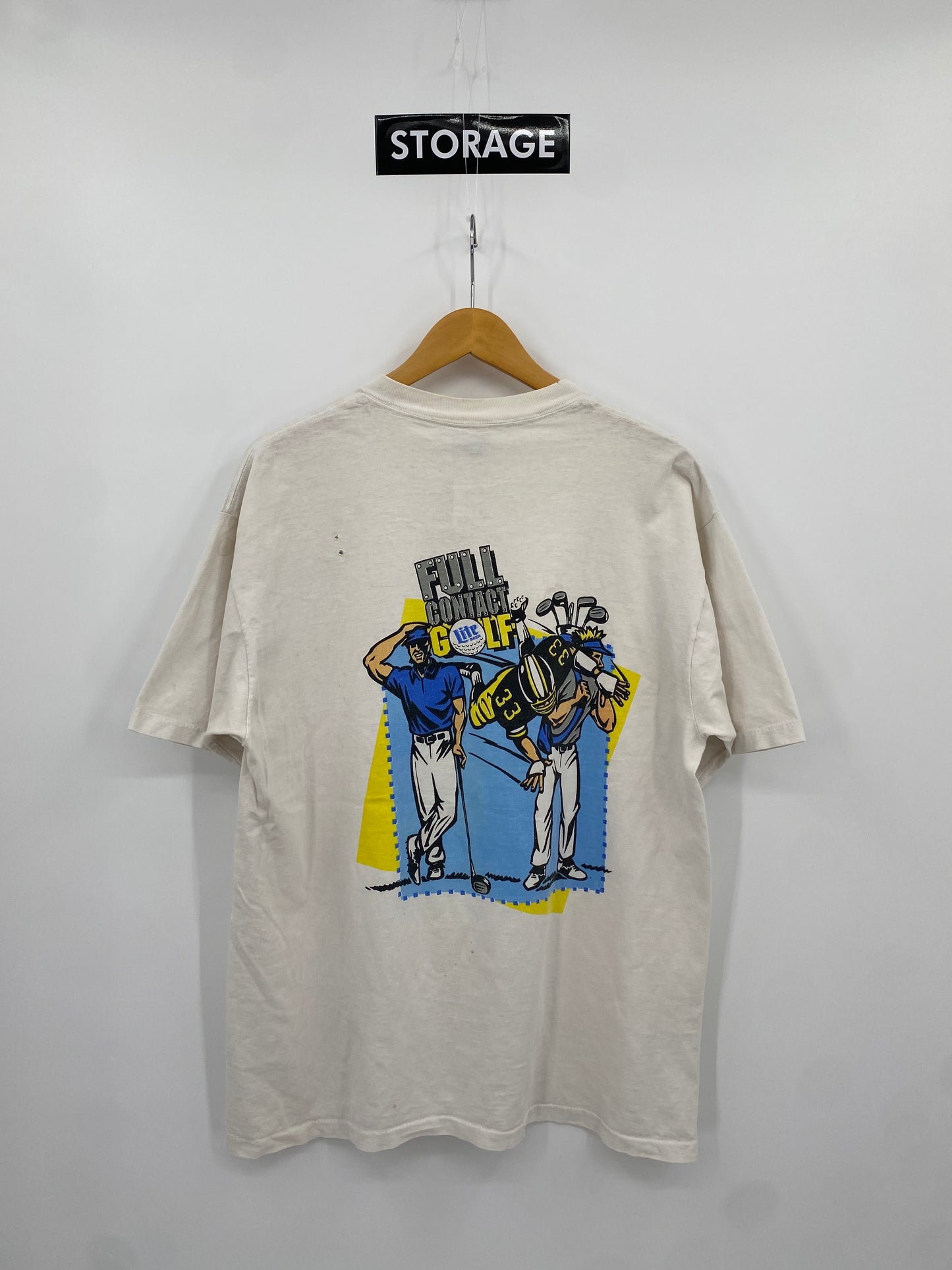 【古着】90s LITE BEER Short Sleeve Tee XL