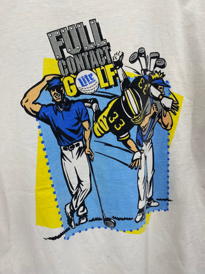 【古着】90s LITE BEER Short Sleeve Tee XL