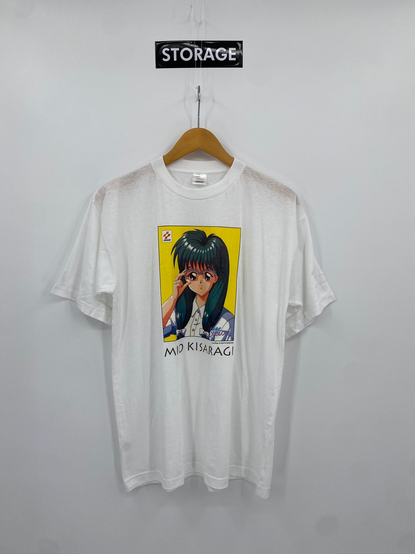 【古着】90s Toki-Memo KONAMI MIO KISARAGI Short Sleeve Tee