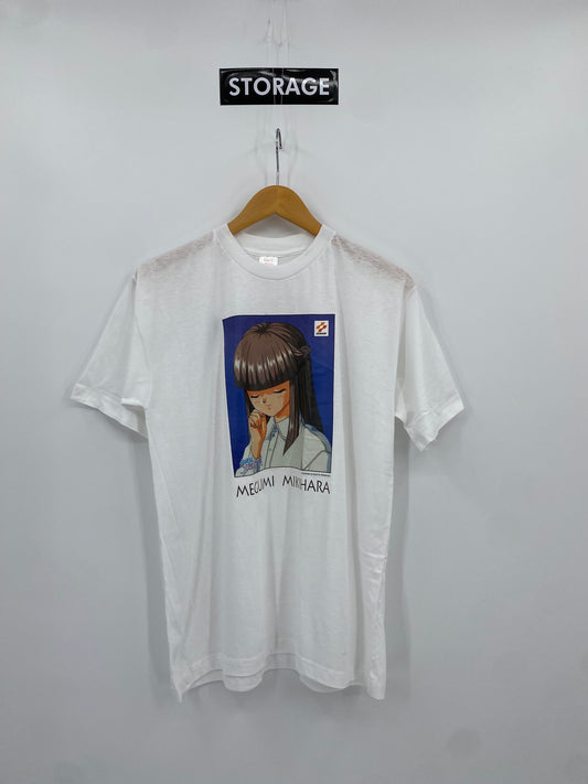 【古着】90s Toki-Memo KONAMI MEGUMI MIKIHARA Short Sleeve Tee