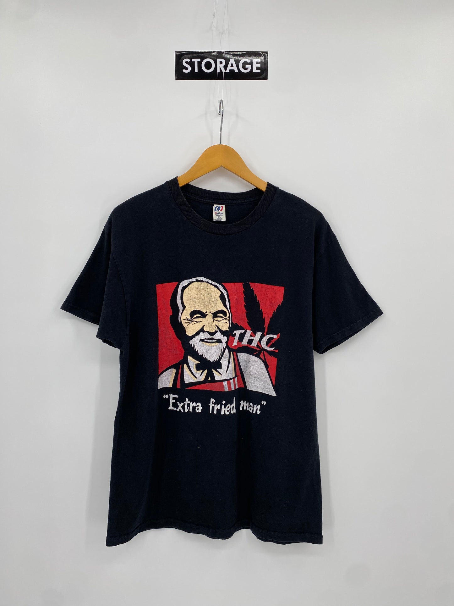 【古着】KFC parody Short Sleeve Tee L
