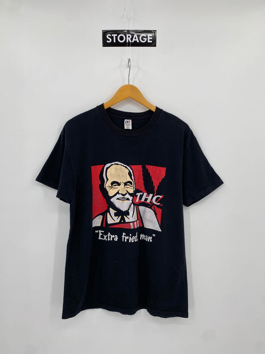 【古着】KFC parody Short Sleeve Tee L