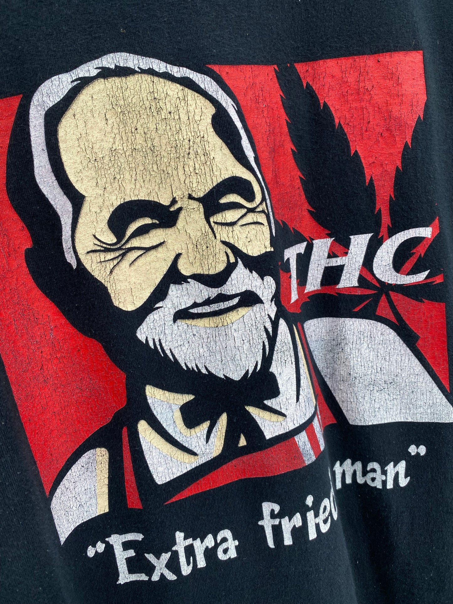 【古着】KFC parody Short Sleeve Tee L