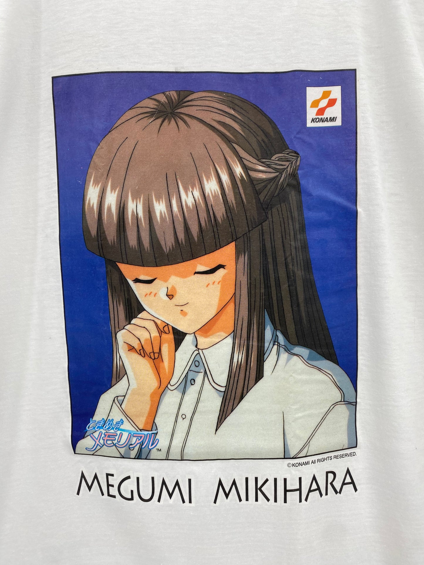 【古着】90s Toki-Memo KONAMI MEGUMI MIKIHARA Short Sleeve Tee