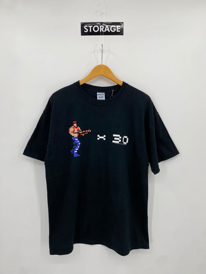 【古着】90s 00s KONAMI Contra Short Sleeve Tee L