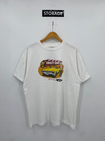 【古着】90s CRAZY TAXI Short Sleeve Tee XL