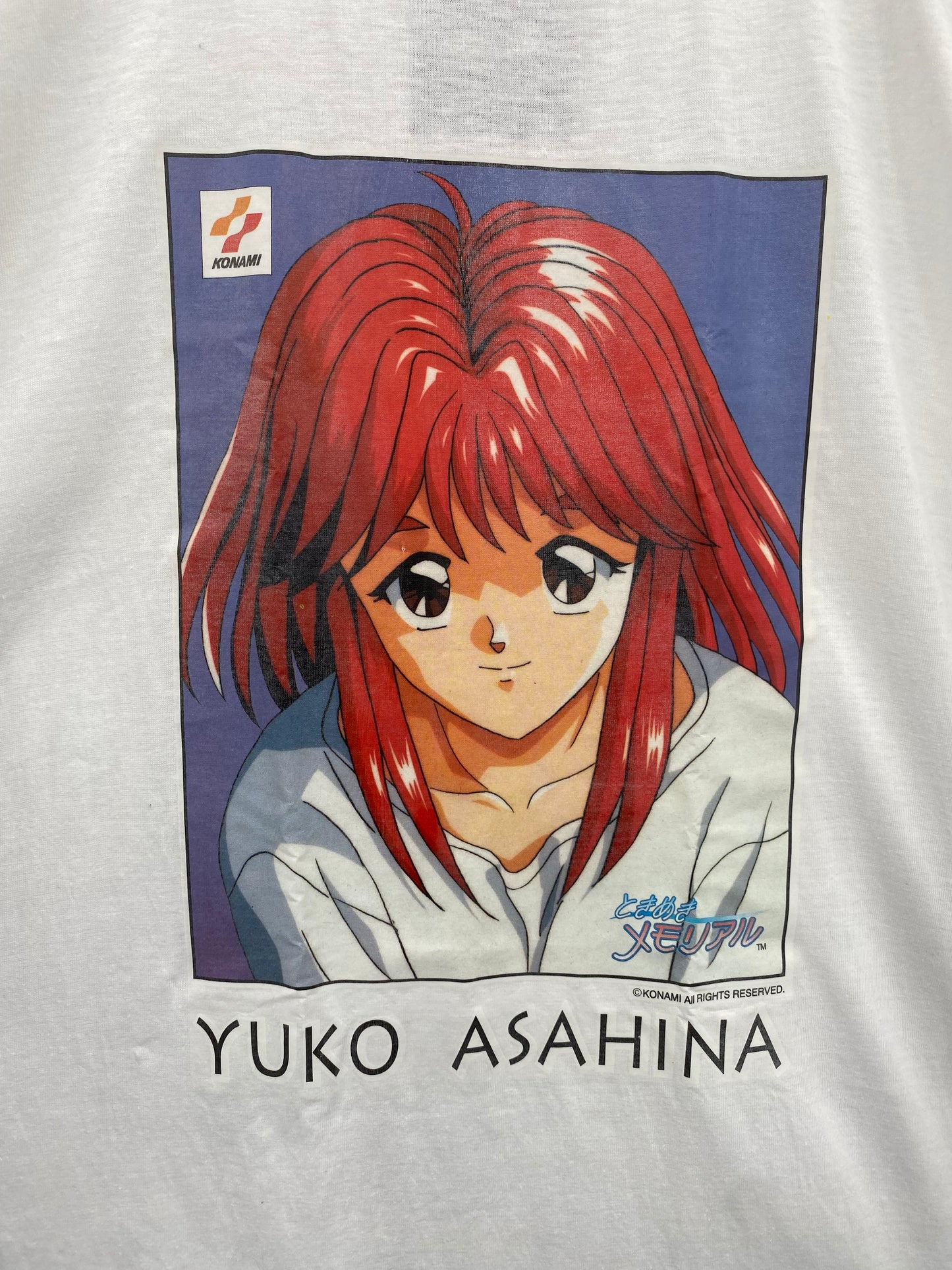 【古着】90s Toki-Memo KONAMI YUKO ASAHINA Short Sleeve Tee