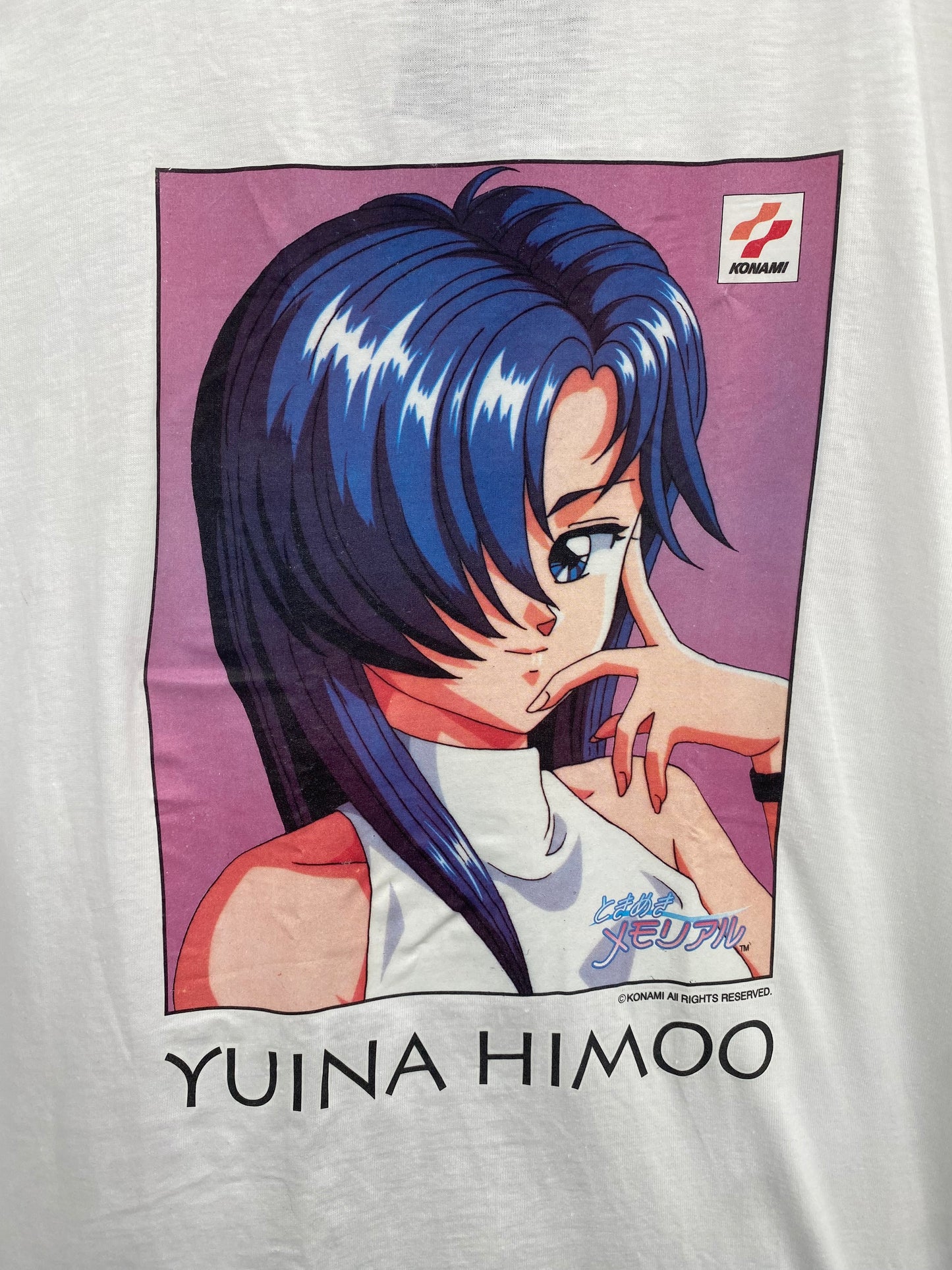【古着】90s Toki-Memo KONAMI YUINA HIMOO Short Sleeve Tee