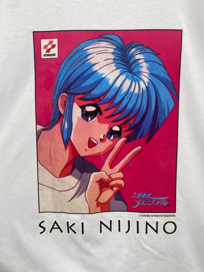 【古着】90s Toki-Memo KONAMI SAKI NIJINO Short Sleeve Tee